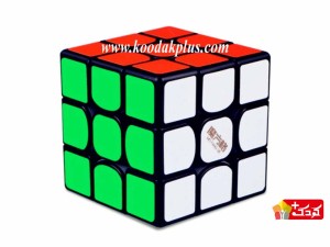 روبیک 3x3 مگنتی موفنگ جی برند کای وای زمینه مشکی MoFangGe 3x3x3
