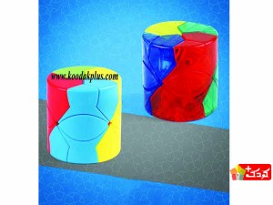 روبیک استوانه ای برند فانکسین استیکرلس Fanxin Cylender Stickerless