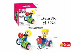 دختر دوچرخه سوار موزیکال حرکتی مدل yj-3024
