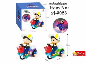 پسر دوچرخه سوار موزیکال حرکتی مدل yj-3023