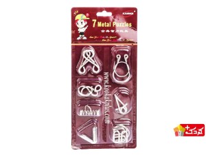 پازل فلزی اسباب بازی 7 عددی