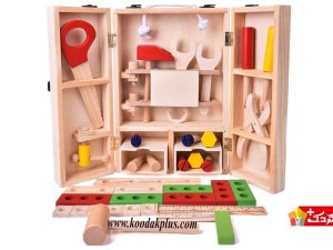 جعبه ابزار بزرگ چوبی 40 قطعه