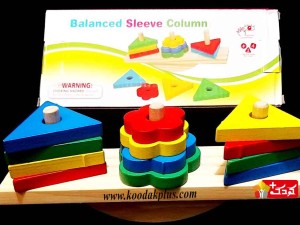 اسباب بازی پایه اشکال تعادلی چوبی