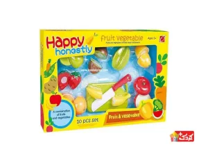 میوه های اسباب بازی برشی 10 قطعه مدل 12-666