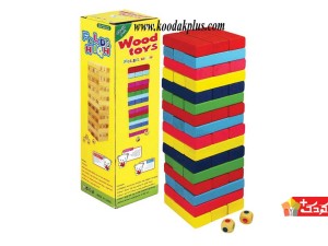 جنگا چوبی رنگی  48 قطعه خارجی