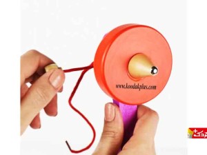 اسباب بازی فرفره بازیگوش چوبی