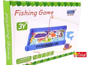 اسباب بازی ماهیگیری چوبی آهنربایی کودک