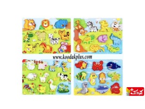 پازل جانمایی دو تکه سایز a4