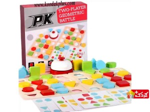 اسباب بازی آموزشی دو نفره تخته اشکال و رنگ ها(همراه با زنگ)