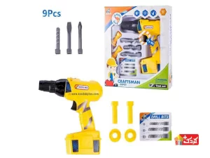 ابزار و دريل باطری خور اسباب بازی مدل 870