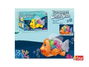 ماهی چرخ دنده ای موزیکال و چراغ دار مدل 1607734M