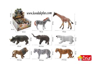 اسباب بازی فیگور حیوانات پک 9 عددی مدل Animal World