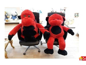 عروسک میمون قرمز پولیشی خارجی کد 111 monkey