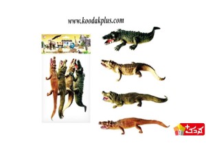 پک فیگور تمساح 4 عددی