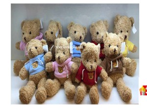 عروسک پولیشی خرس  تدی سویشرت دار کد 115 bear