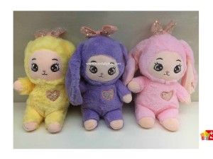 عروسک پولیشی خارجی طرح خرگوش قلبی کد 124 rabbit