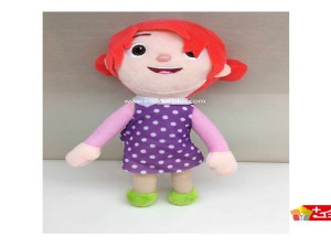 عروسک پولیشی دختر لباس خال خالی نانو کد 144 Girl