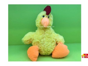 عروسک پولیشی خارجی مدل خروس زرد کد 155 rooster