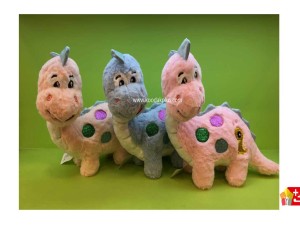 عروسک پولیشی پارچه خارجی طرح دایناسور رنگی کد 181 Dinosaur