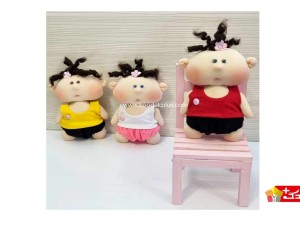 عروسک روسی بچه گل به سر