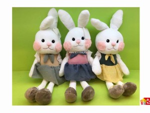 عروسک پولیشی خرگوش لپ قرمز خارجی کد 188 rabbit