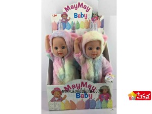 عروسک موزیکال مای مای لباس زمستانه کلاهدار 45 سانتی مدل maymay-960U