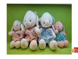 عروسک پولیشی خرگوش چشم تیله ای خارجی کد 200 rabbit