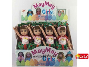 عروسک موزیکال مای مای تل دار 30 سانتی مدل maymay-958c