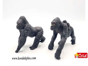 فیگور گوریل اسباب بازی به همراه بچه