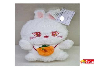 عروسک پولیشی خارجی خرگوش با کیف هویجی کد 247 rabbit