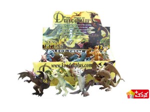 مجموعه 12 عددی فیگور اسباب بازی اژدها بالدار آیتم 238