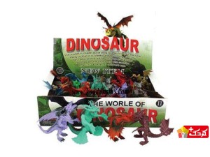 پک 11 عددی فیگور اسباب بازی اژدها سایز کوچک آیتم 239.2