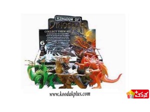 مجموعه  6 عددی فیگور دایناسور مدل 236 Kingdom of dinosaur