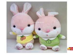 عروسک پولیشی خارجی خرگوش صورت تپل کد 254 rabbit