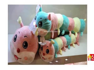 عروسک پولیشی هزارپا رنگی خارجی کد 266 centipede