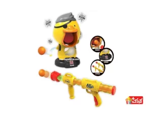 تفنگ توپ پران به همراه سیبل طرح عروسک شماره انداز مدل 60-262