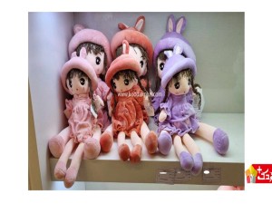 عروسک پولیشی خارجی دختر کلاه خرگوشی کد 272 girl