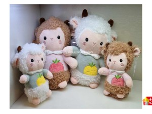 عروسک پولیشی خارجی بره میوه ای کد 282 lamb