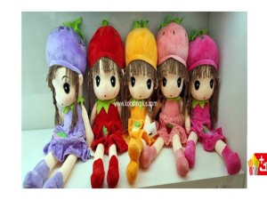 عروسک پولیشی نانو طرح دختر میوه ای کد 283 girl