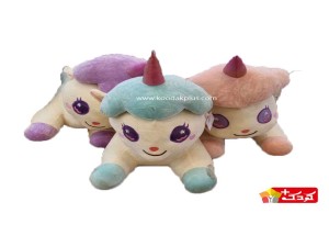 عروسک پولیشی یونیکورن خوابیده چشم ستاره ای نانو کد 287 unicorn