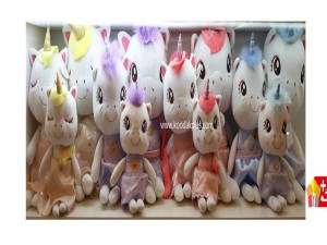 عروسک پولیشی یونیکورن لباس دار خارجی کد 288 unicorn