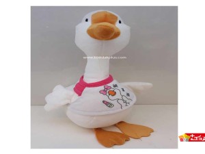 عروسک پولیشی اردک لباس سفید نانو کد 291 duck