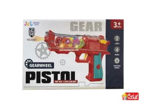 تفنگ چرخ دنده ای موزیکال و چراغ دار مدل 0307