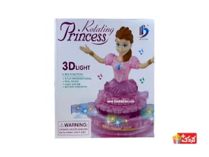 عروسک چرخشی موزیکال و چراغ دار پرنسس مدل 31-8899