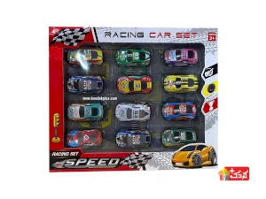 ست 12 عددی ماکت ماشین مسابقه ای فلزی مدل 84-130