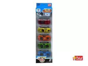 ست 6 عددی ماشین مسابقه ای فلزی مدل K101A31