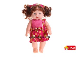 عروسک نشسته مای مای با دستمال سر مدل maymay-356r