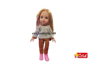 عروسک موزیکال مای مای با شال گردن قد 30 سانتی مدل maymay-girl