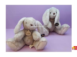عروسک پولیشی خارجی خرگوش کرم نشسته کد 310 rabbit