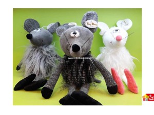 عروسک پولیشی موش پشمالو نانو کد 315 mouse